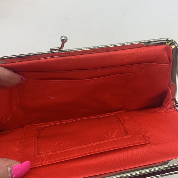 Vera Bradley 70s Look Floral Vintage Wallet Orange Green. VB3102 - Picture 7 of 9